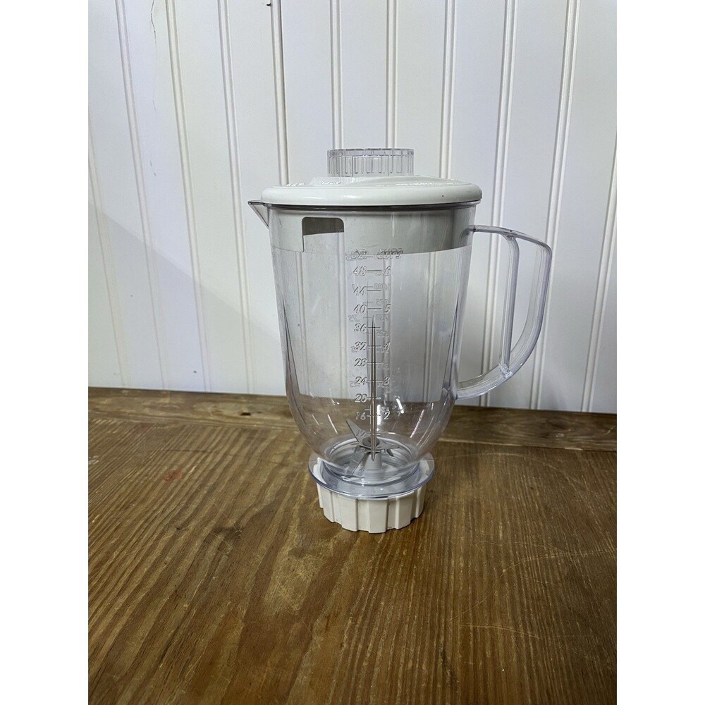 Hamilton Beach  Blender Jar Proctor Silex Model  48oz  White Lid 14 Speed